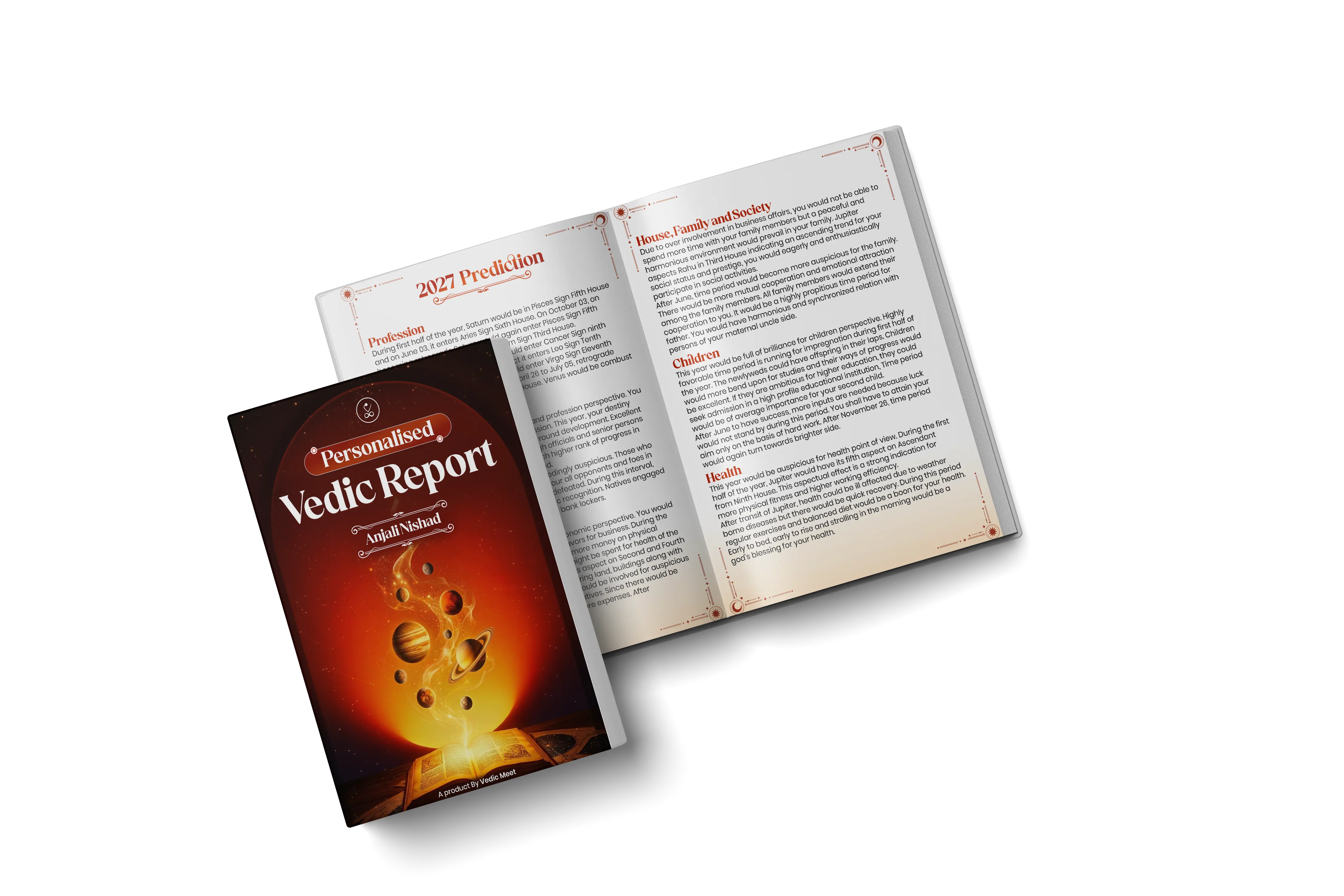 Sample Kundali Report preview 2 of 3